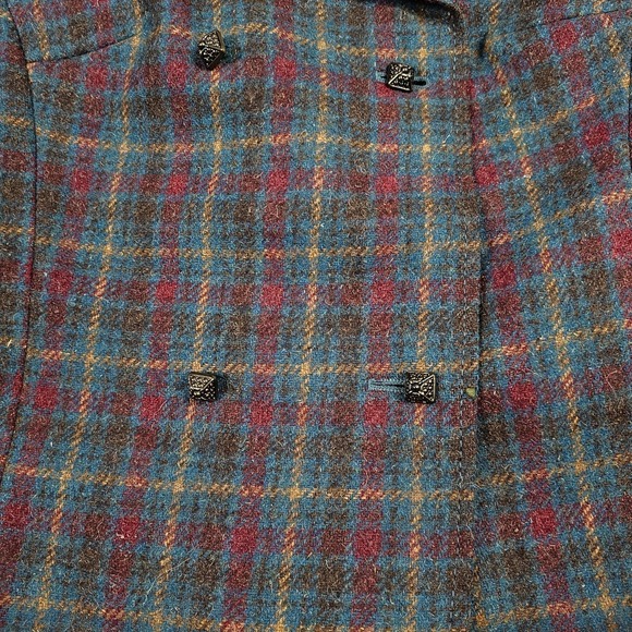 Elegant Multicolor Plaid Blazer - Picture 14 of 14